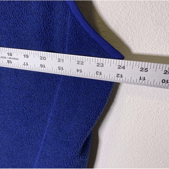 Patagonia Synchilla Vest Men's Large Blue Fleece Full‎ Zip Outdoors Hiking Gorp - Picture 5 of 9
